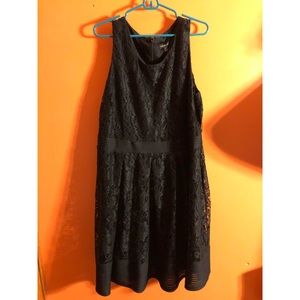 Torrid black lace dress